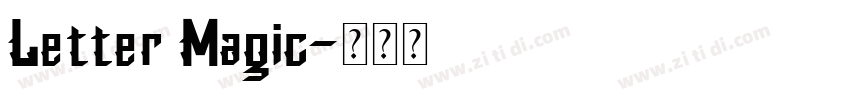 Letter Magic字体转换